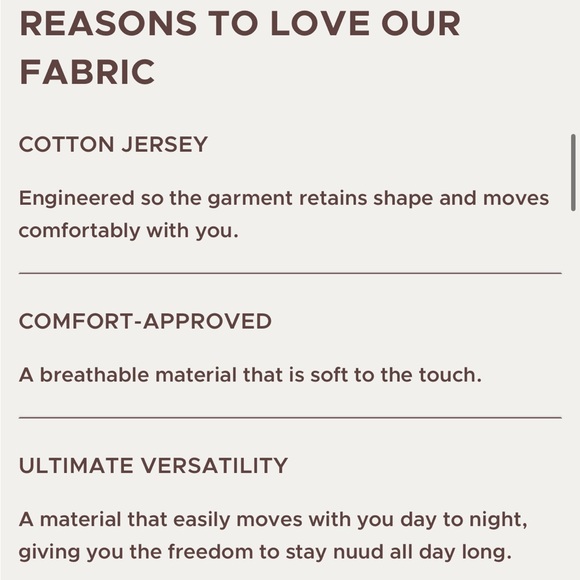 Nuuds classic crewneck tank bodysuit size M- clay- VGUC - Picture 6 of 9